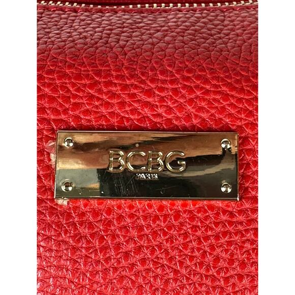 BCBG Cherry Red Vegan Faux Leather - Picture 2 of 13